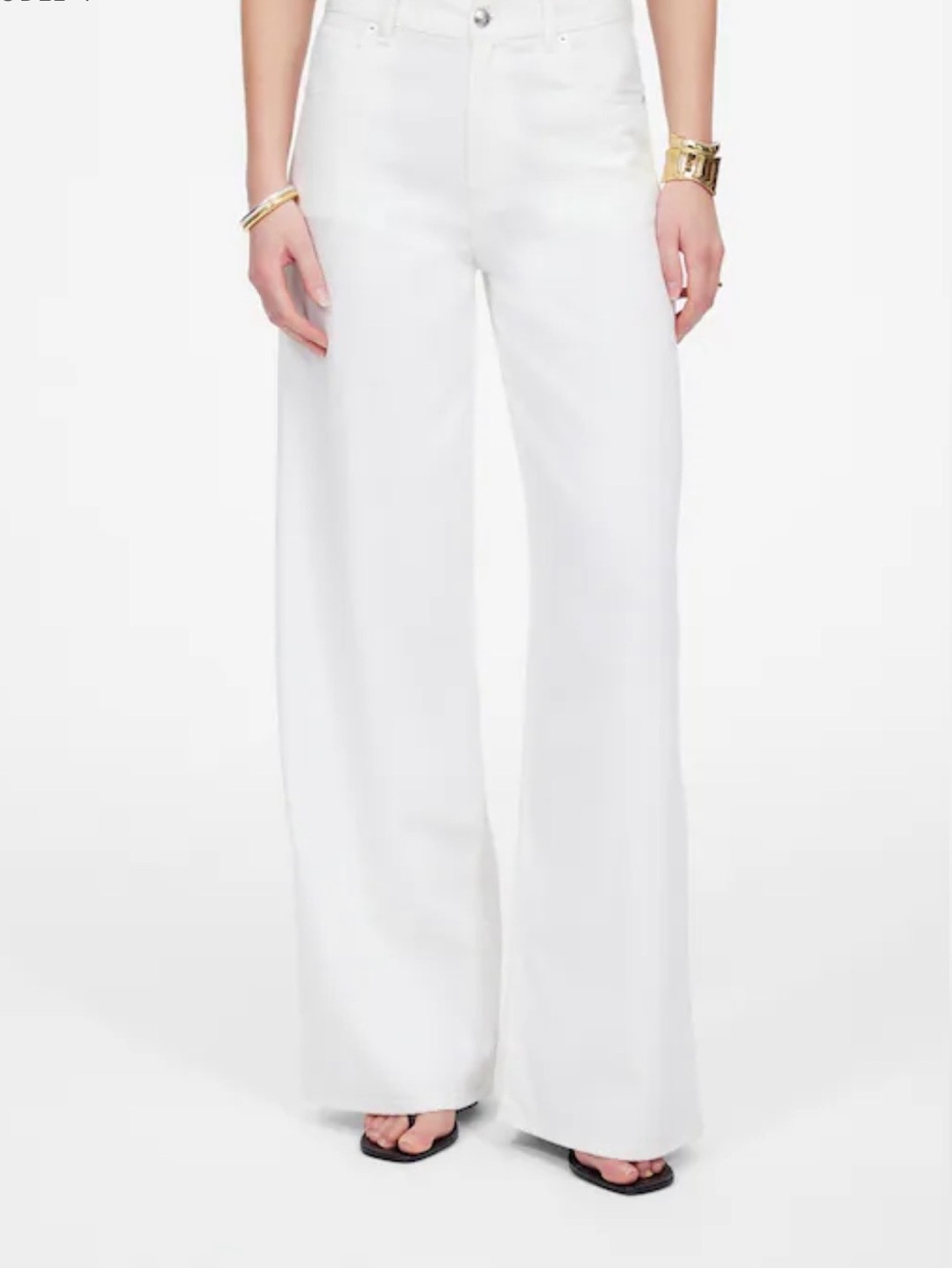 Madewell Superwide-Leg Jeans: Airy Denim Edition in Tile White • “Read”